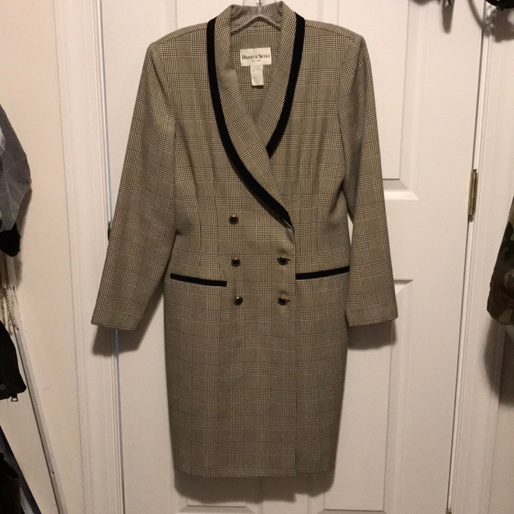 Long sleeve suit dress